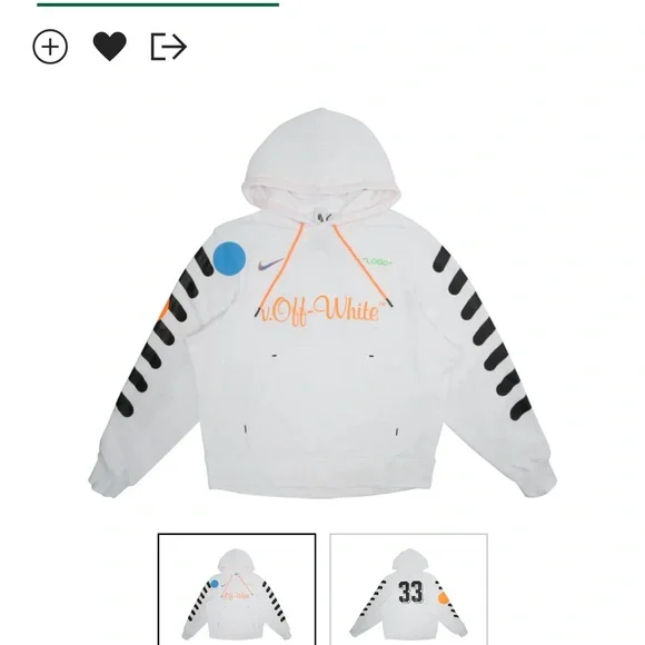 Off White Shirts Off White Nike Hoodie In Great Condition Poshmark